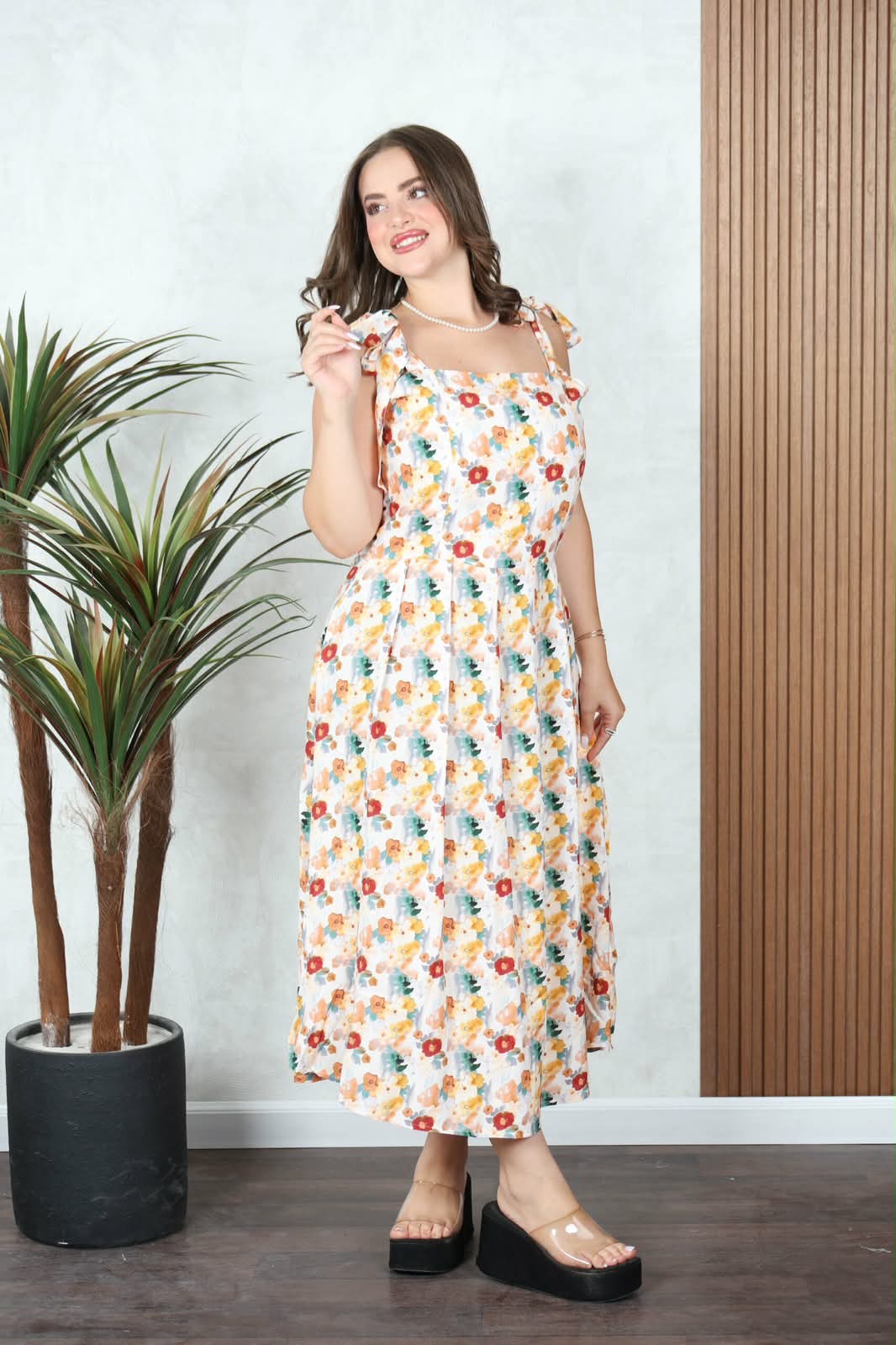 robe sans manche — vue 3